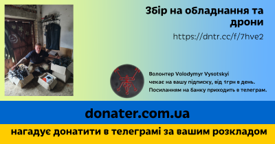Інфографіка Збір на обладнання та дрони