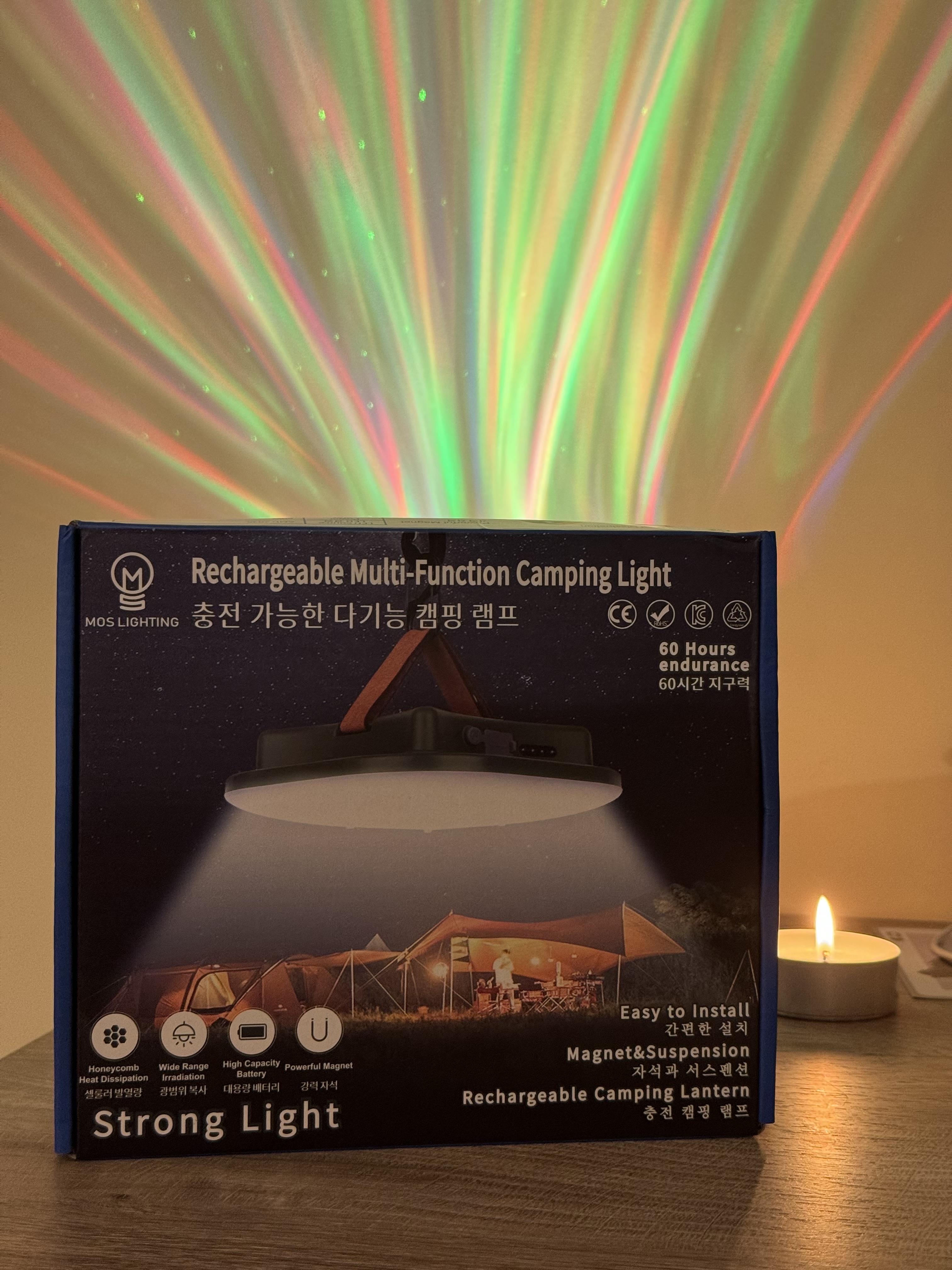 LED ліхтар Unibrother LY01 | 60 годин | 15600 mAh